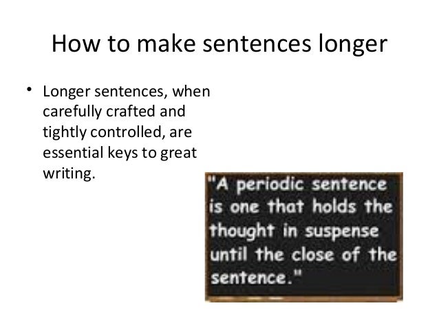 Writing Great Sentences