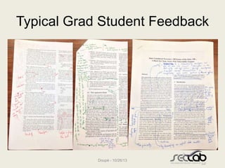 Writing Groups in Computer Science Research Labs | PPT