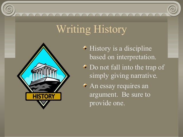 Writing history essays