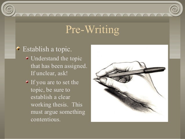 Writing history essays