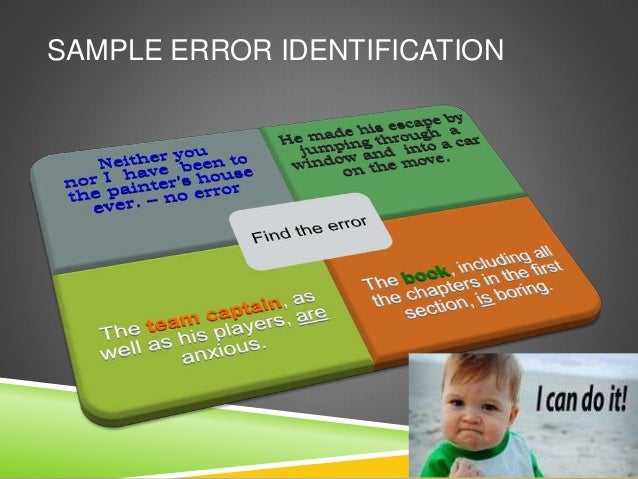 Writing Identification Tests