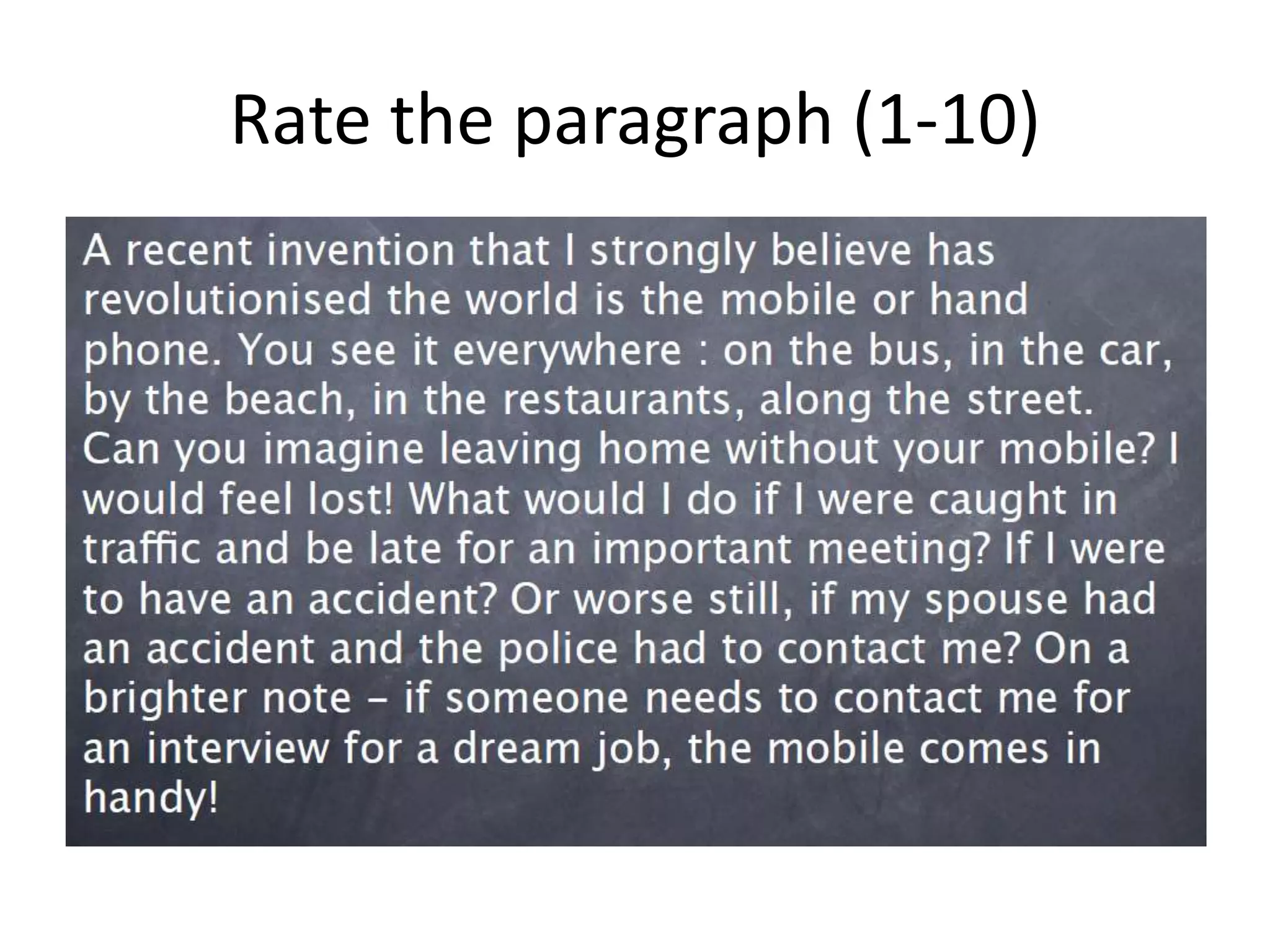 Rate the paragraph (1-10)