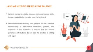 Maintaining the Sanctity of Writing in a Digital Era | PPT