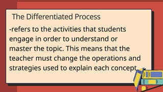 Differentiating Process Chapter 3: Teaching in the Multigrade Classroom | PPTX