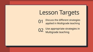Chapter 3: Teaching in the Multigrade Classroom | PPTX