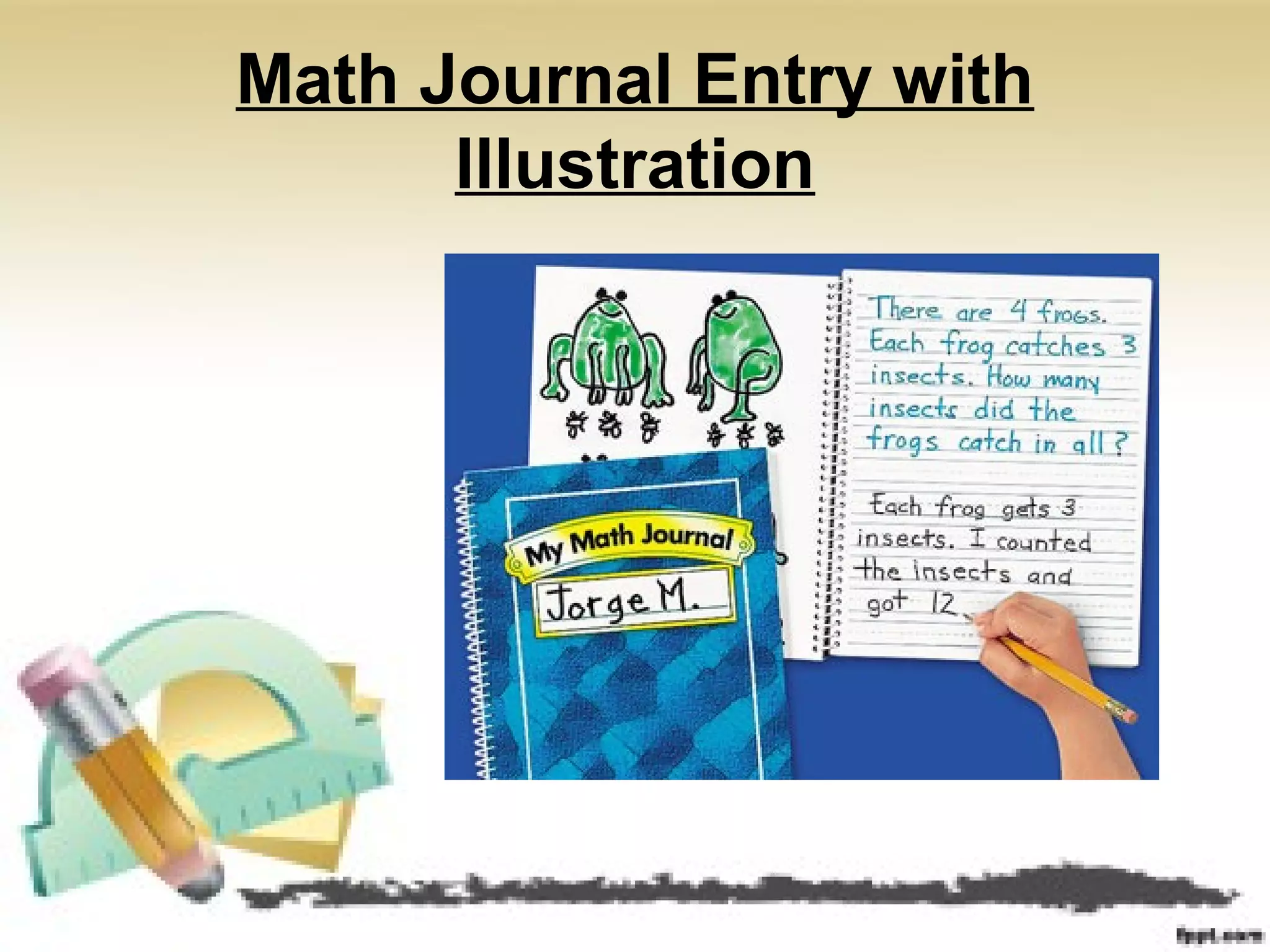 Writing in math examples | PPT