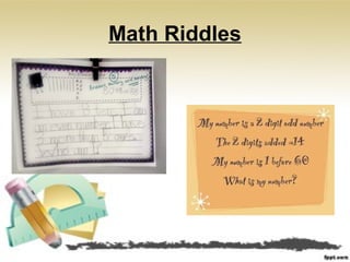 Math Riddles