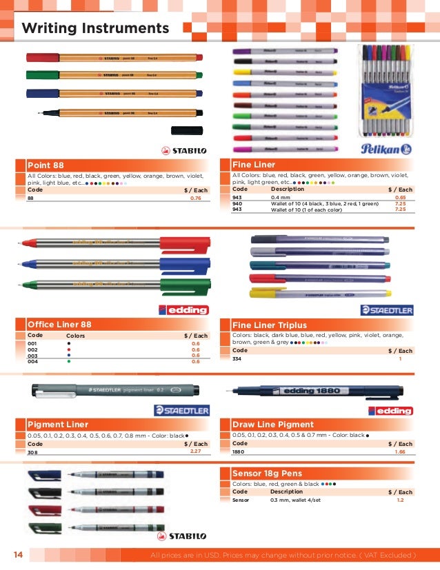 Writing Instruments