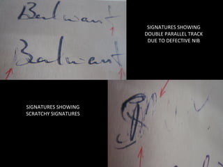 influence of writing instrument on handwriting | PPT