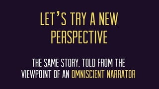 Writing in third person limited vs third person omniscient PDF