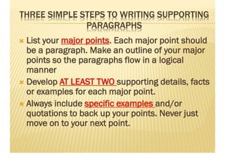 Writing Introductory Paragraphs