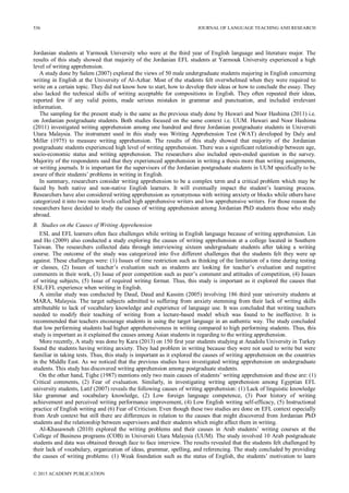The Causes of Writing Apprehension through Students’ Perspective | PDF