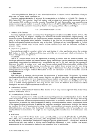 The Causes of Writing Apprehension through Students’ Perspective | PDF