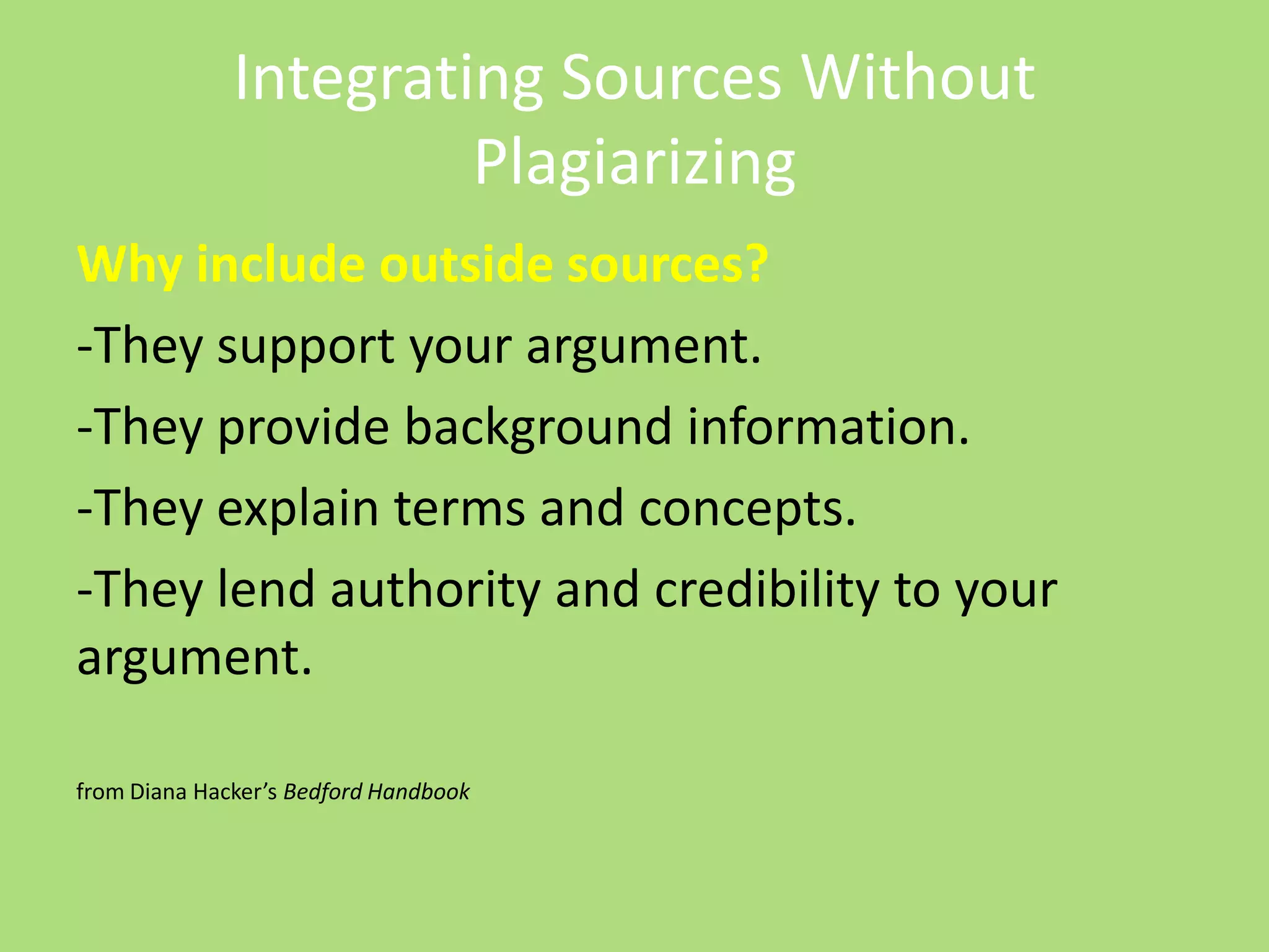 Why use apa paraphasing pbsc english writing lab ppt