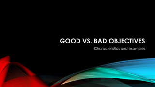 Writing Learning Objectives | PDF