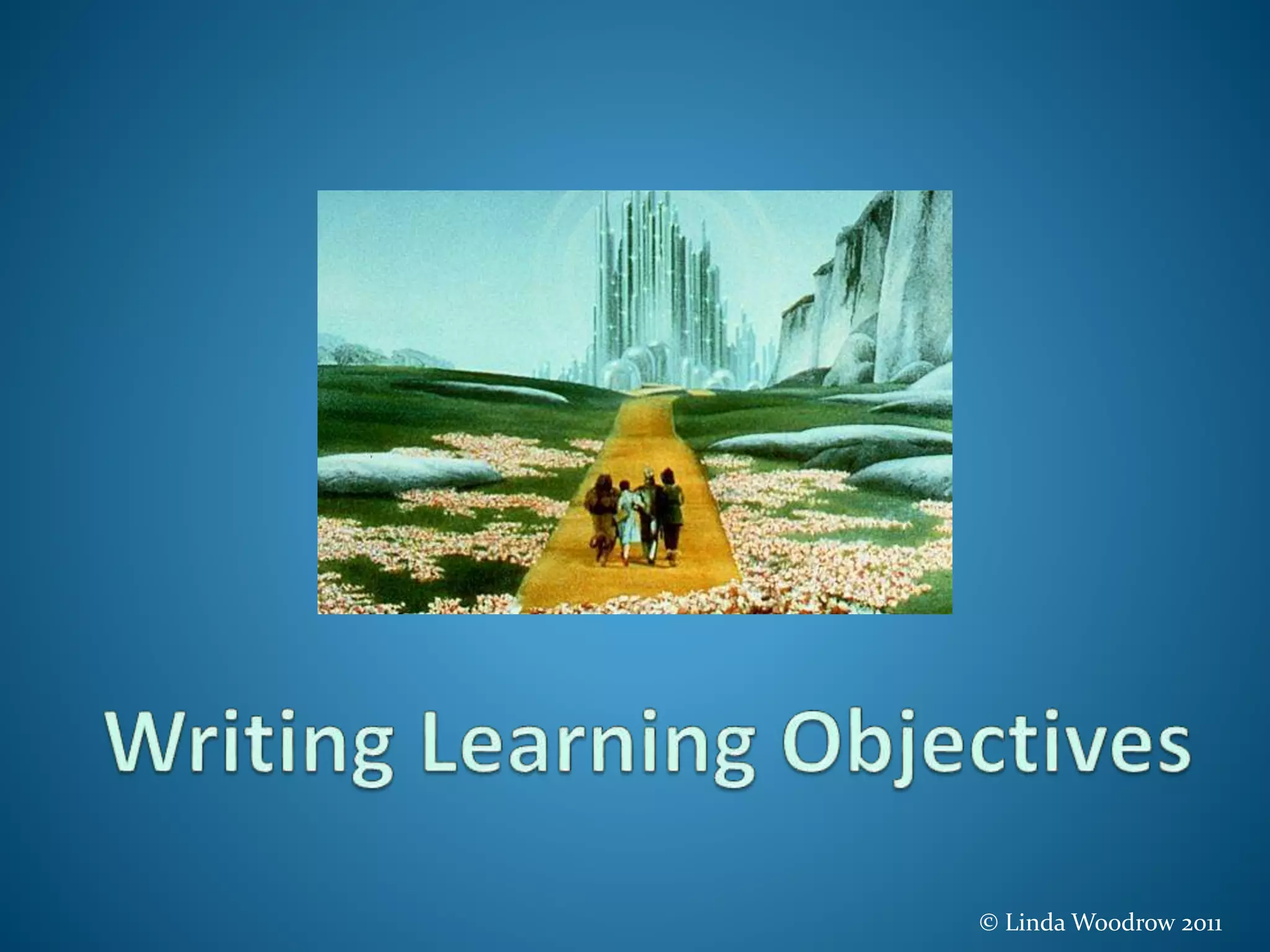 Writing learning objectives | PPT
