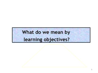 Writing learning objectives | PPTX