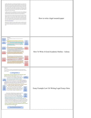 Writing Legal Essays | PDF
