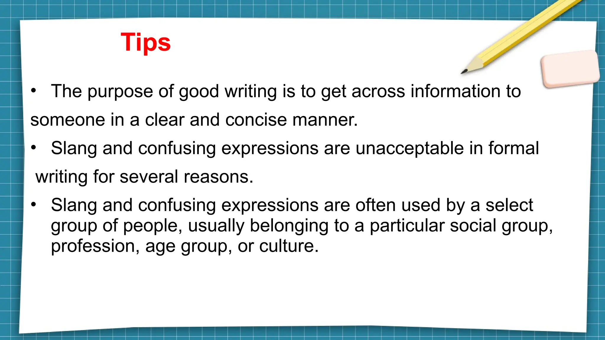 Writing paragraphs Lesson 1 introduction.ppt