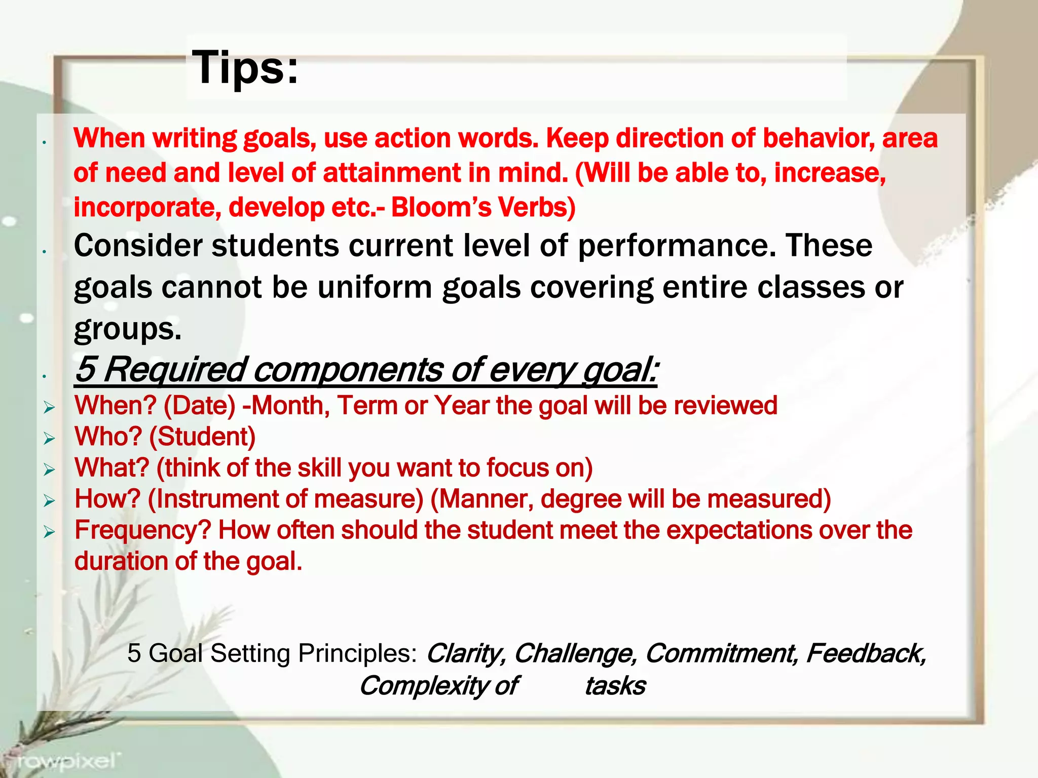 WRITING LESSON OBJECTIVES AND SUCCESS CRITERIA.pptx