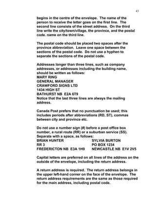 Writing letters | PDF