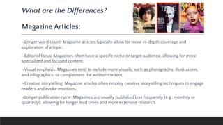 Newsletter Vs Magazine Example Writing Magazine & News Articles.pptx