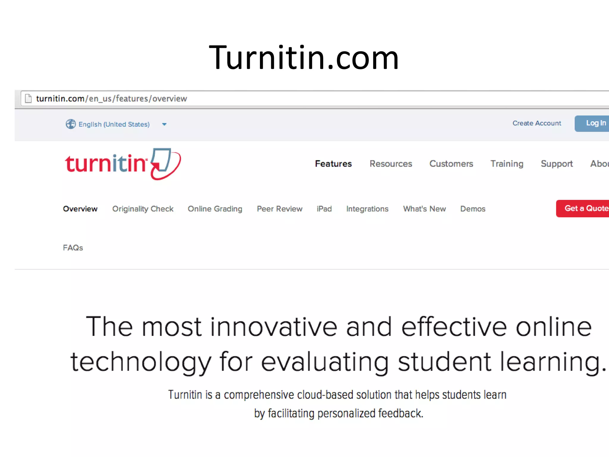 Turnitin.com 
 