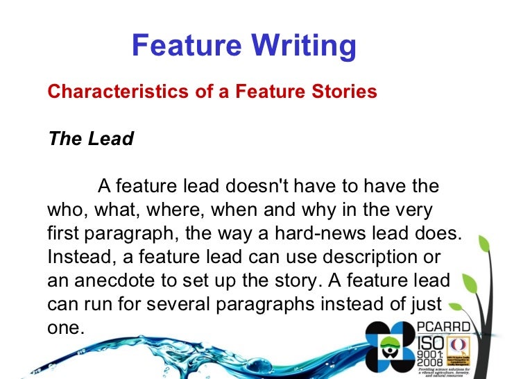writing a news story lead news lead