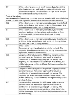 Writing notebook prompts | PDF