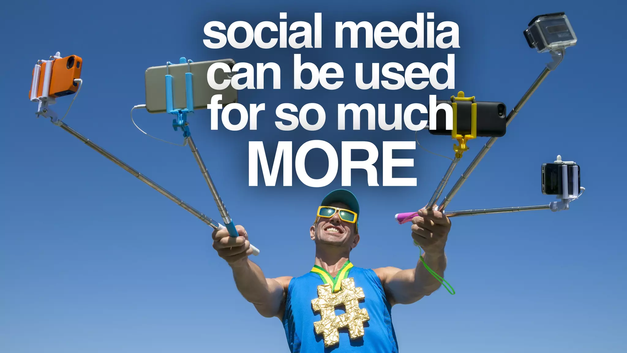 social media
can be used
for so much
MORE
 