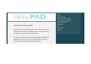 Writing PAD Workshop