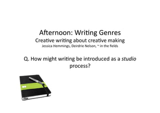 Writing PAD Workshop