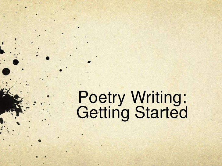 Writing a poetry essay