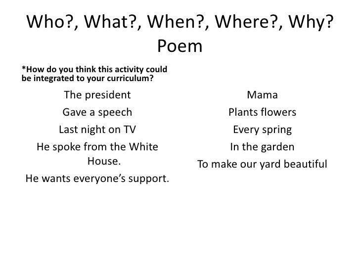 How to write a poem for school picture