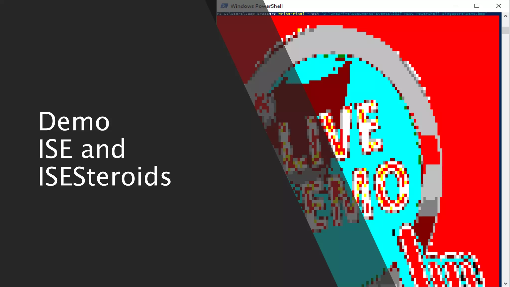 Agenda
• Differences between editors
• Configure VSCode
• Working with Vscode
• Setting up the ISE
• Working with the ISE and ISESteroids
• Questions
Demo
ISE and
ISESteroids
 