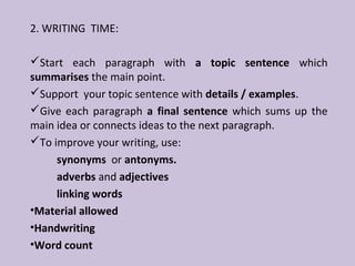 Writing practice | PPT