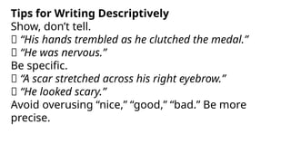 Writing Process for Descriptive Writing.pptx