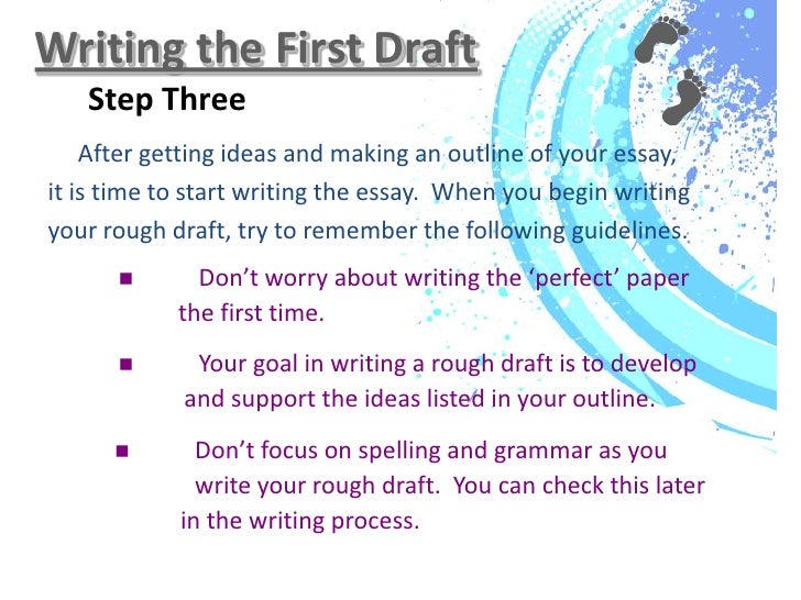 Writing process ppt and assignment