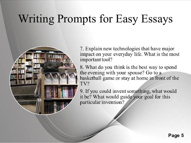 Easy essays