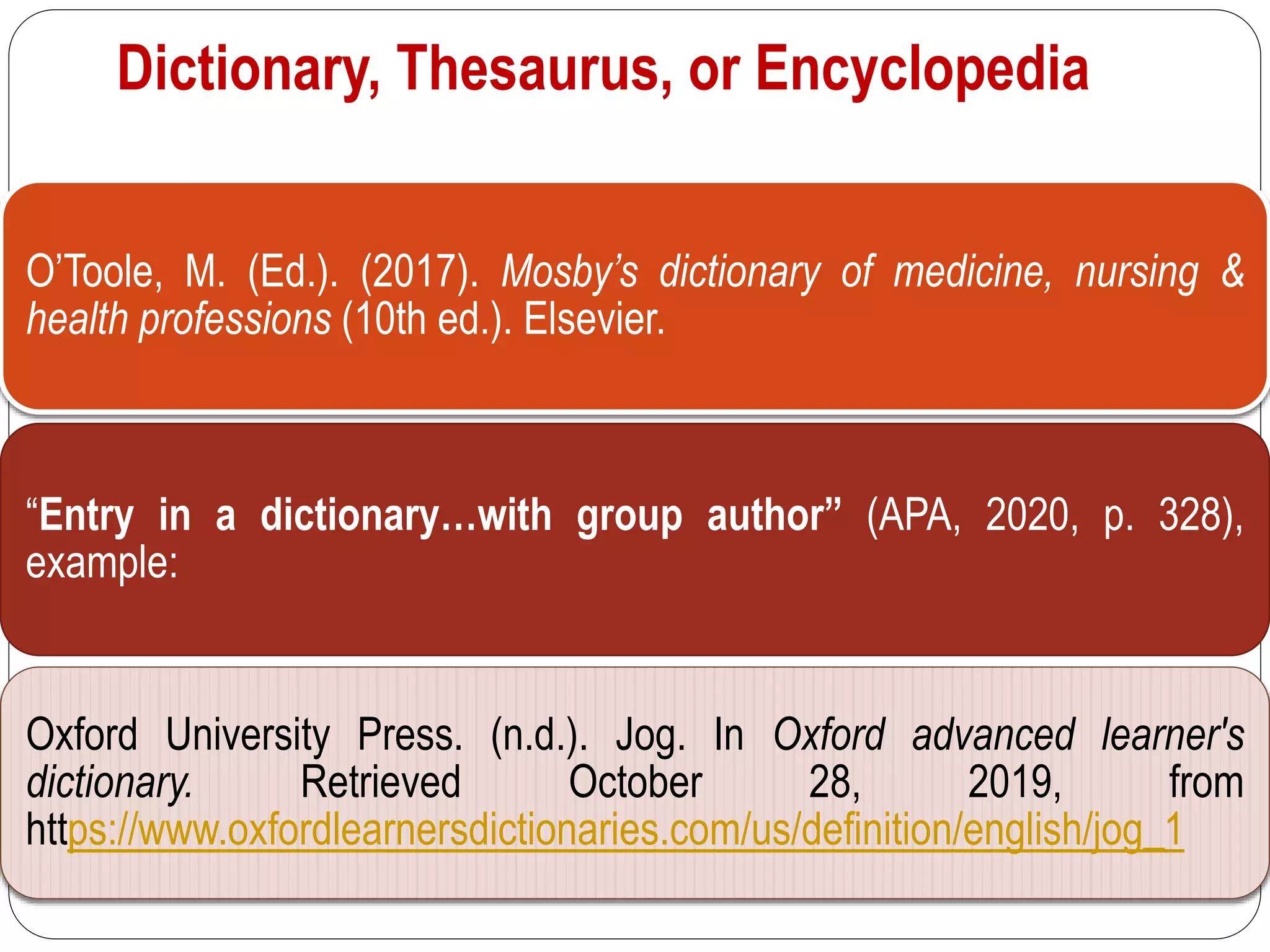 Writing References in APA Style(7th edition) | PPTX