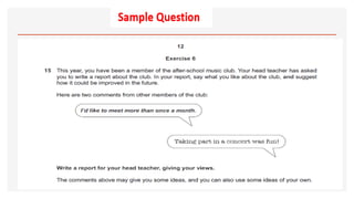 Writing Reports for students in the IGCSE ESL | PPTX