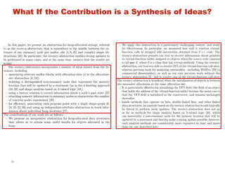 32
What If the Contribution is a Synthesis of Ideas?
 