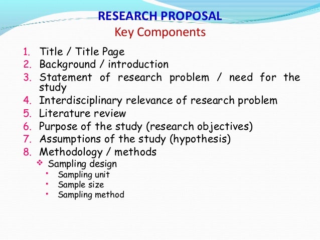Parts of a proposal image