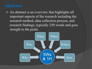 Writing research report | PPTX