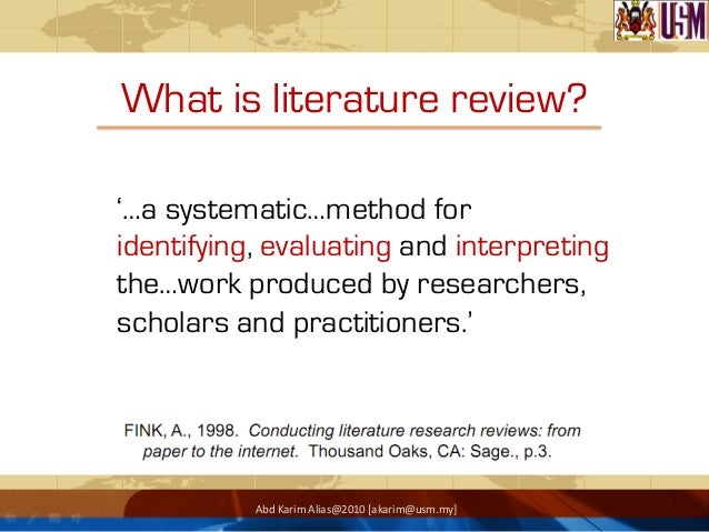 Writing review paper