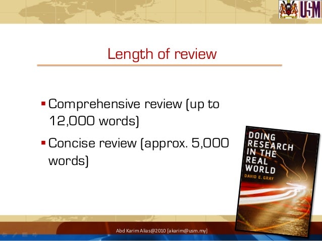 Writing review paper