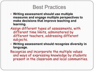 Advances in technology offering new tools for communication and composition.StatisticsMost fourth-grade students spend less than three hours a week writing, which is approximately 15 percent of the time they spend watching television.