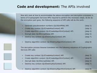Api Rpg Writing RPG Applications Using Cryptographic Services APIs | PPT