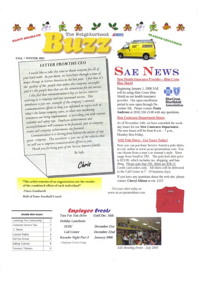 Newsletter writing service