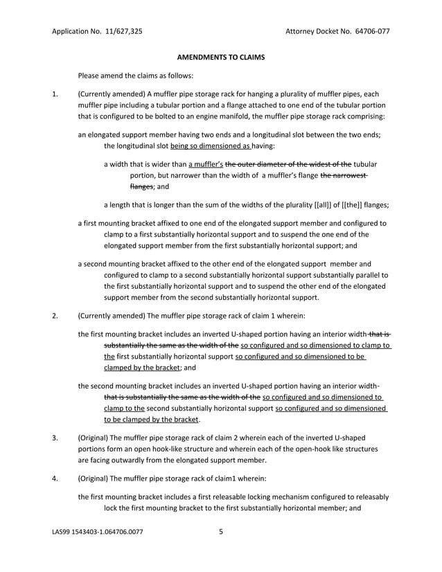 [Writing Sample] USPTO Office Action Response by Bryan Johnson | DOC